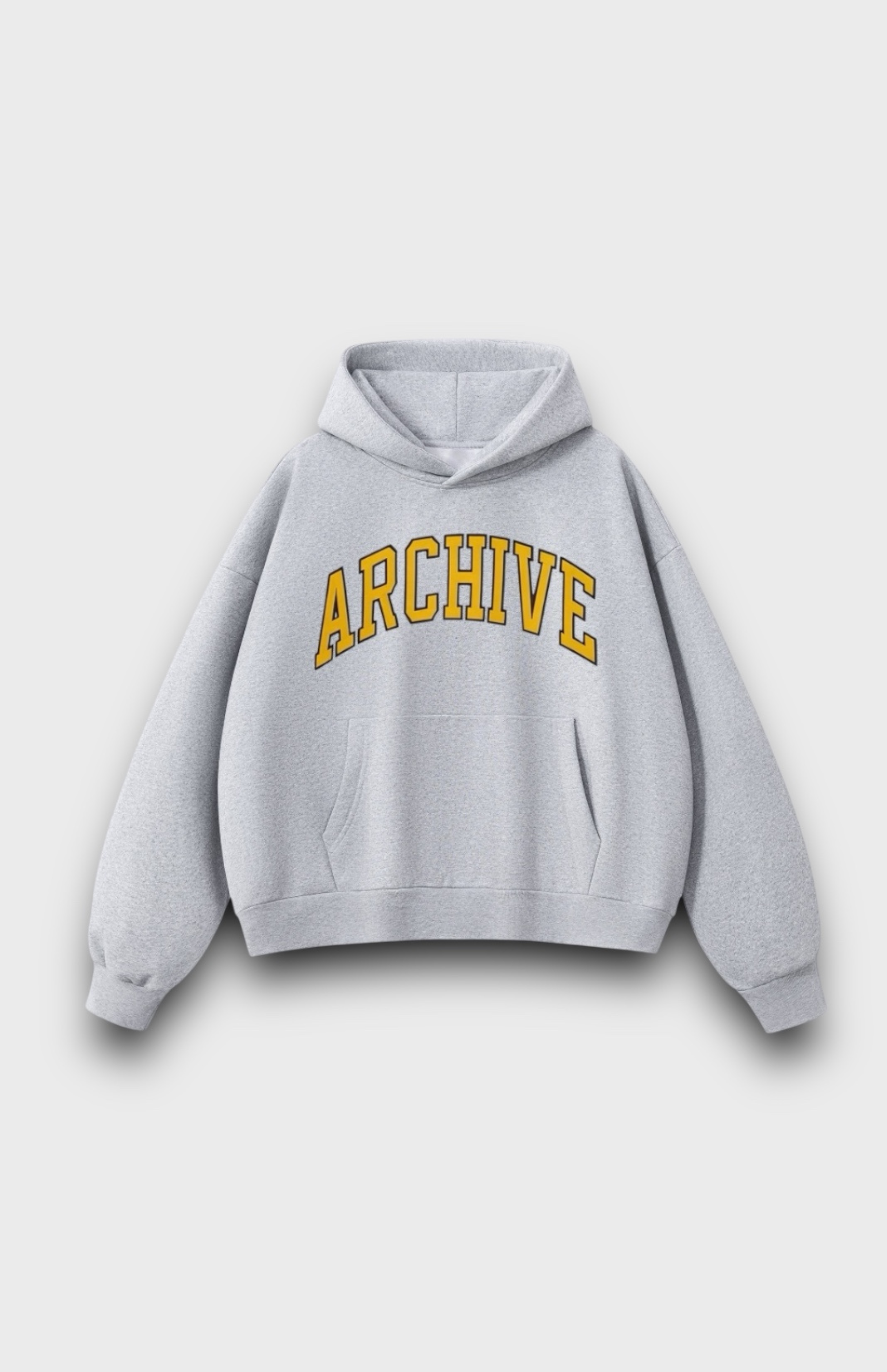 ESSENTIAL ULTRA HEAVY HOODIE GREY