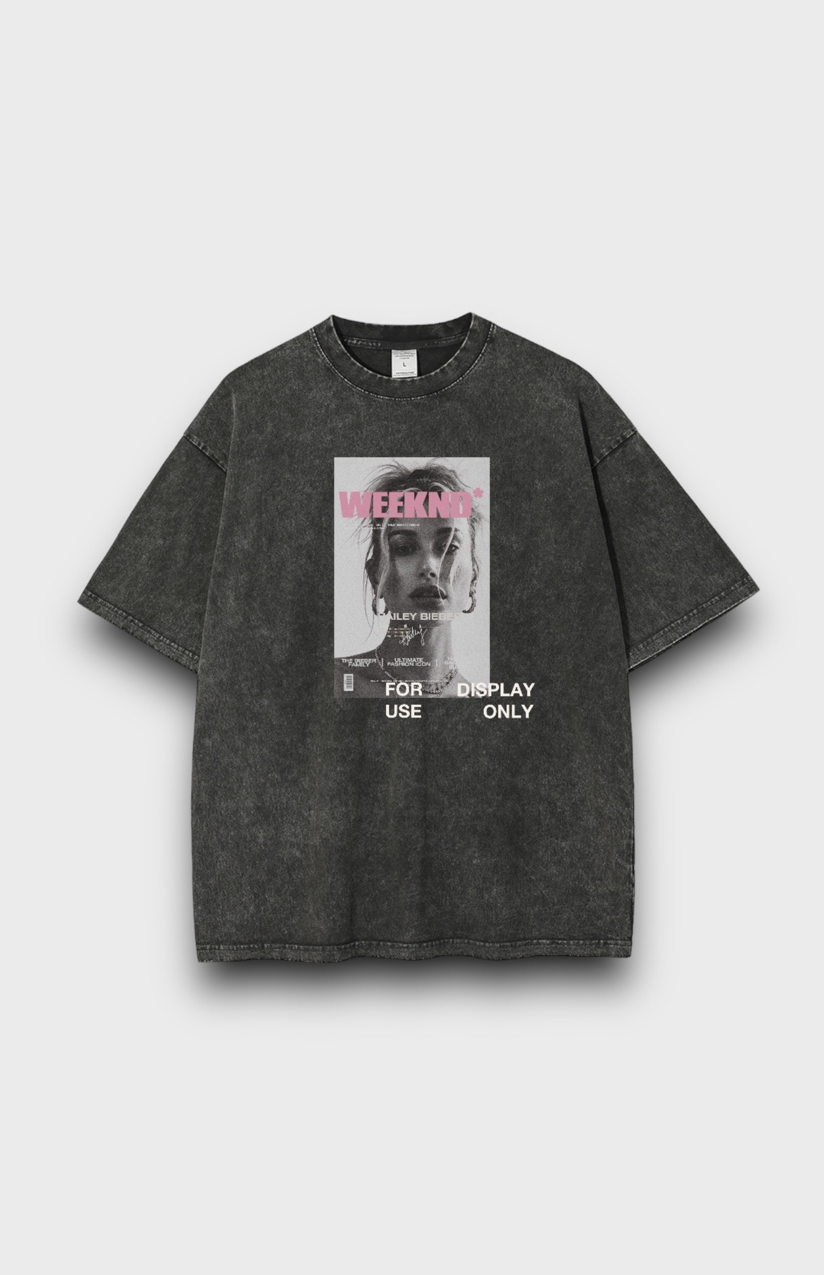 The Hailey - Display Use Only Tee - Vintage Black