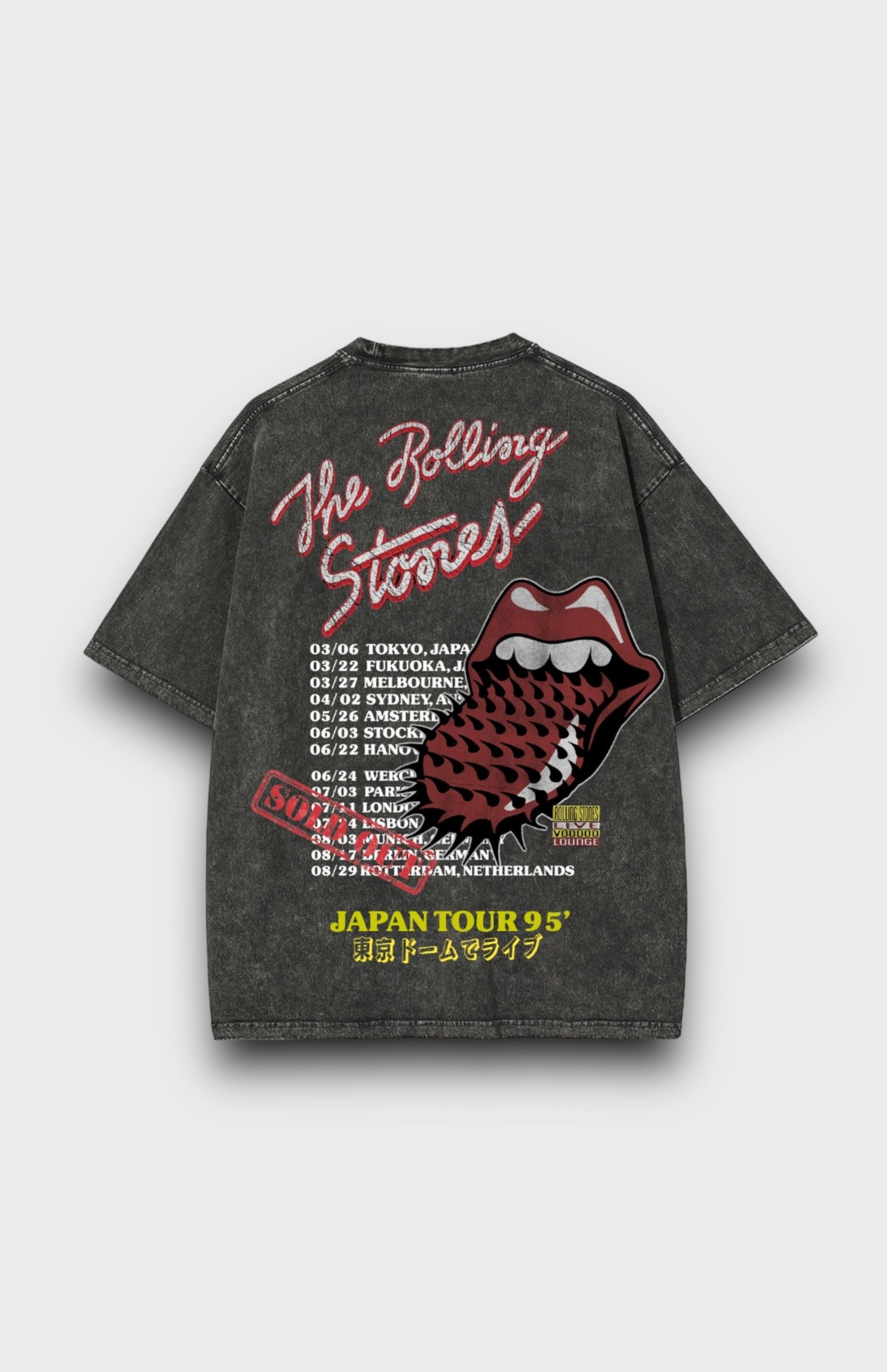 『ＴＨＥ ＲＯＬＬＩＮＧ ＳＴＯＮＥＳ／ＷＯＲＬＤ ＴＯＵＲ‘９５』【中古ＬＤ】 ROLLING STONES TOUR TEE 95'