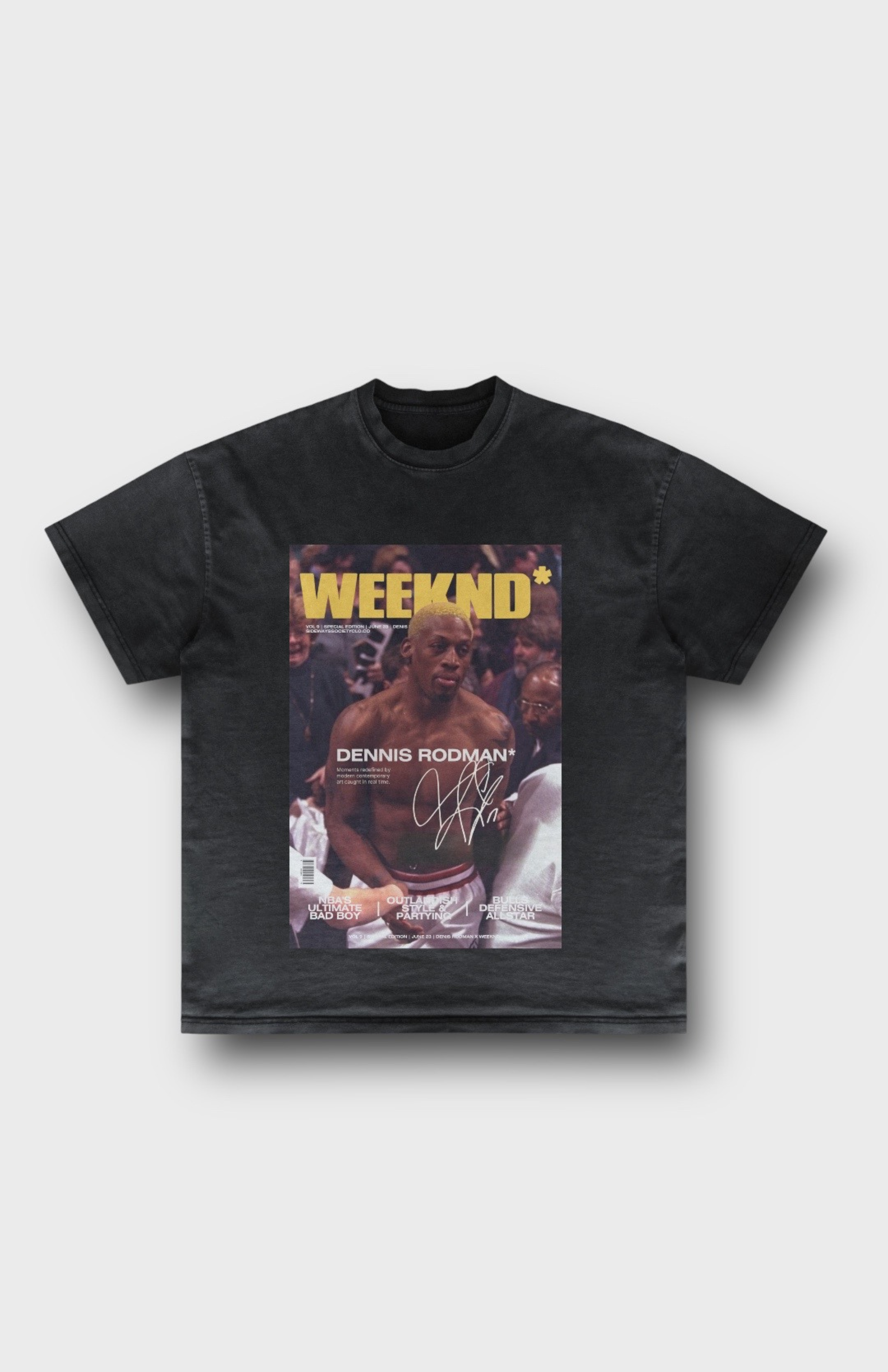 Rodman X Weeknd Magazine Tee