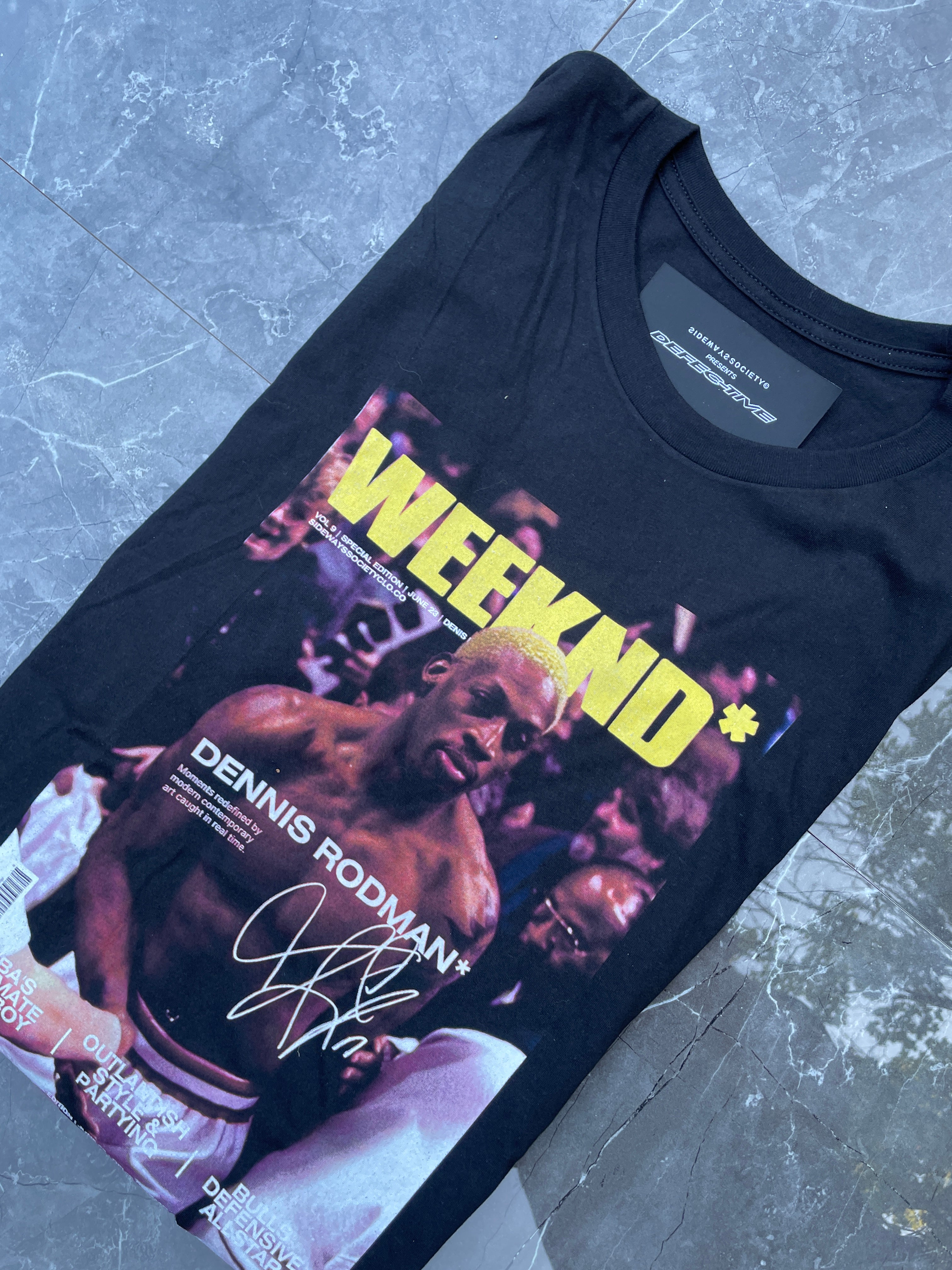 Rodman X Weeknd Magazine Tee