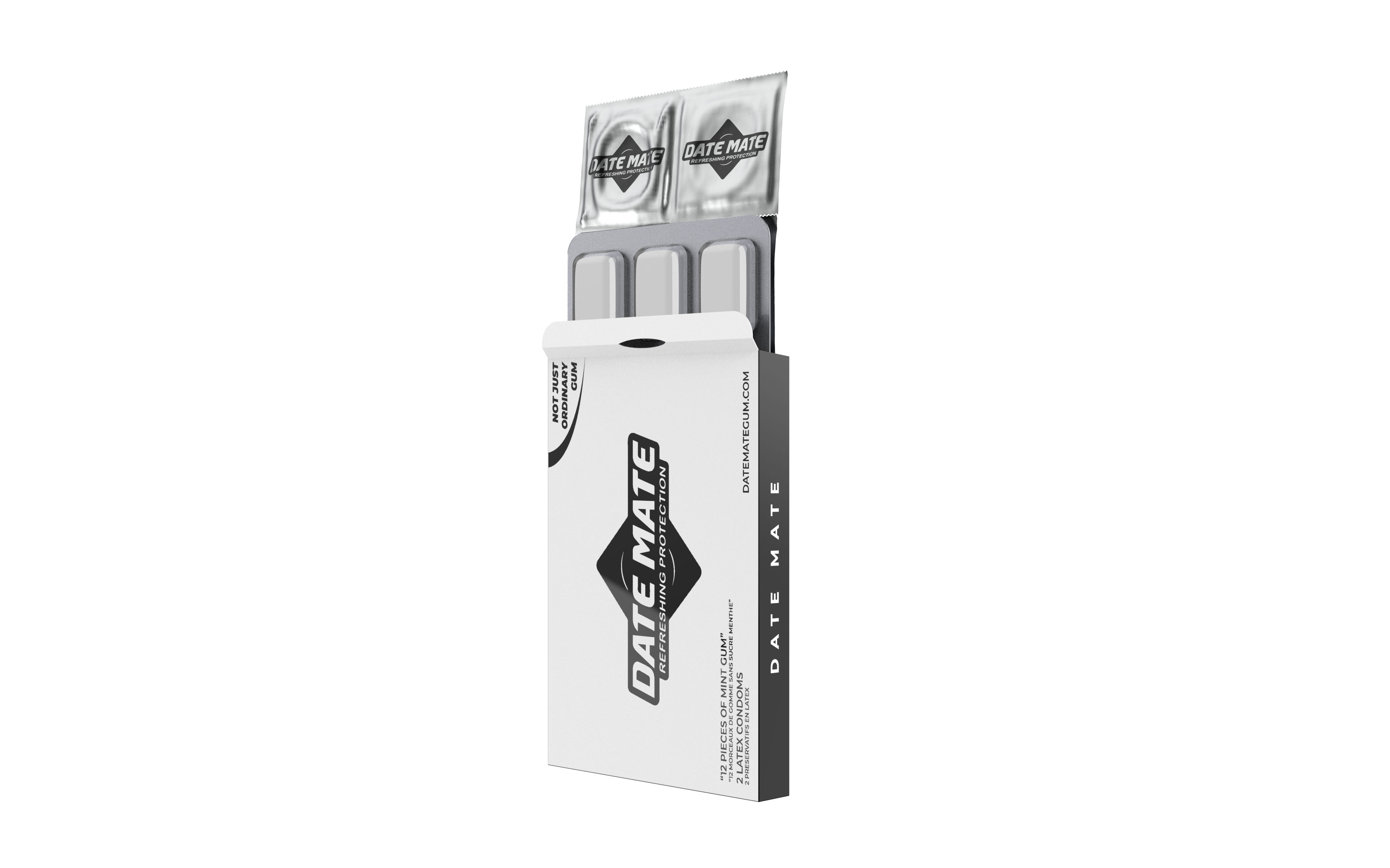 DATE MATE GUM & CONDOM PACK - AFTER HOURS MINT ( 5 PACK )