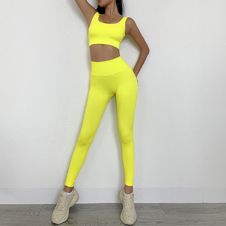 FLUORESCENT SEAMLESS HIGH RISE STRETCH