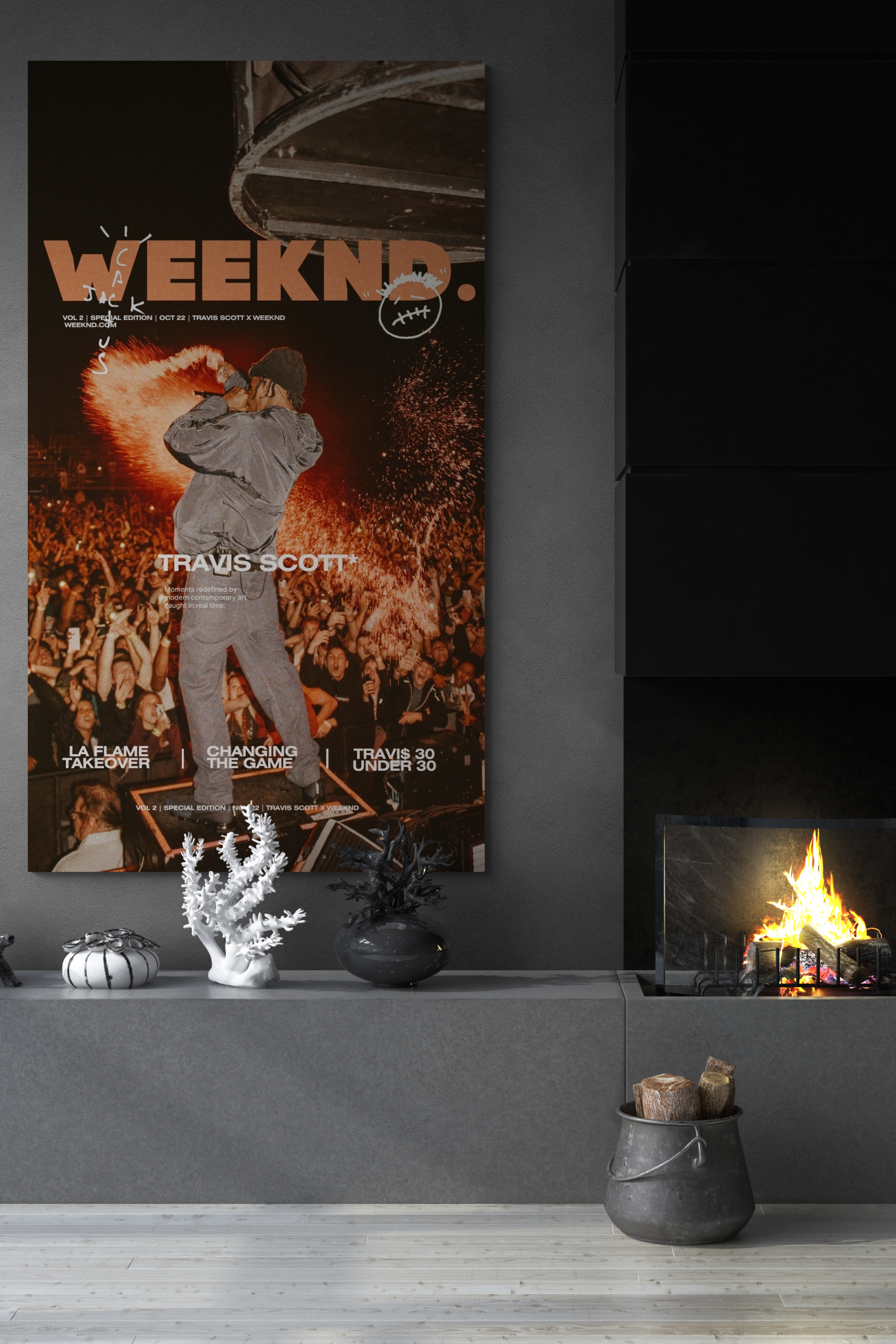 Weekend Magazine X Travis Scott Poster