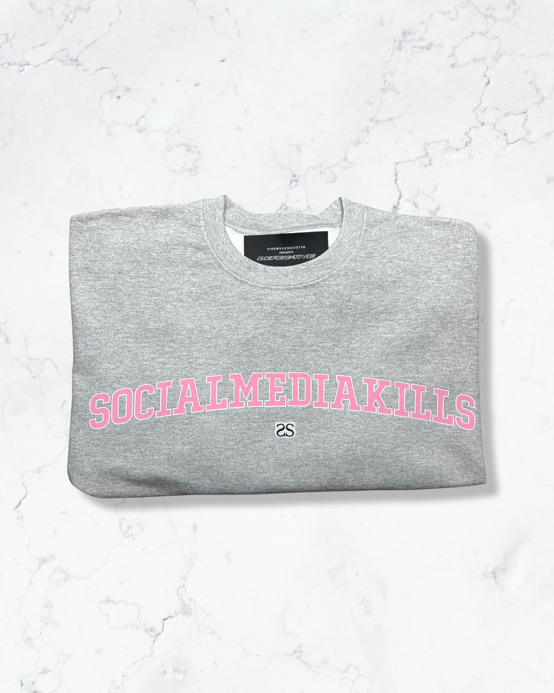SOCIAL MEDIA KILLS VARSITY CREWNECK