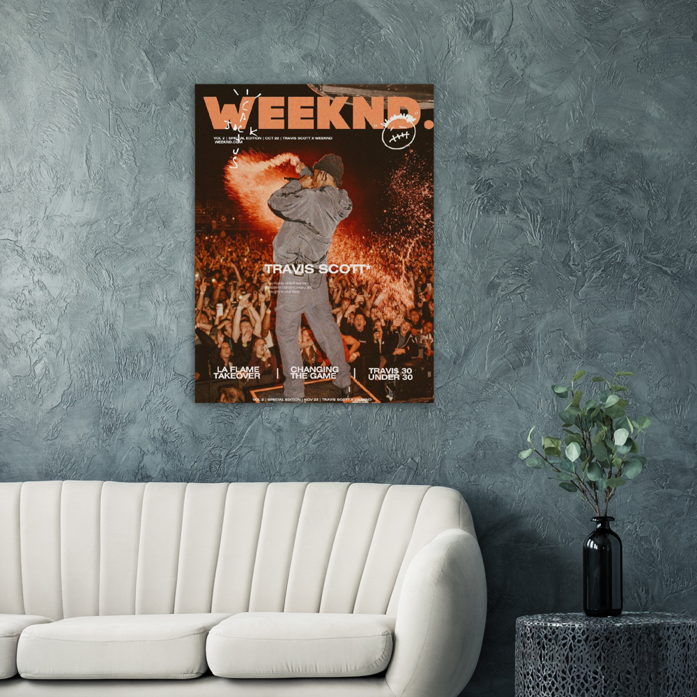 Weekend Magazine X Travis Scott Poster