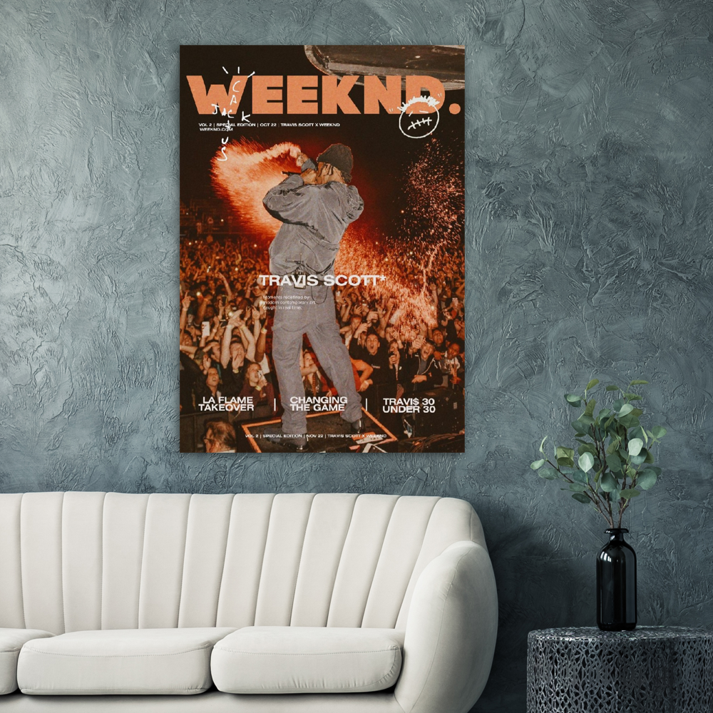 Weekend Magazine X Travis Scott Poster