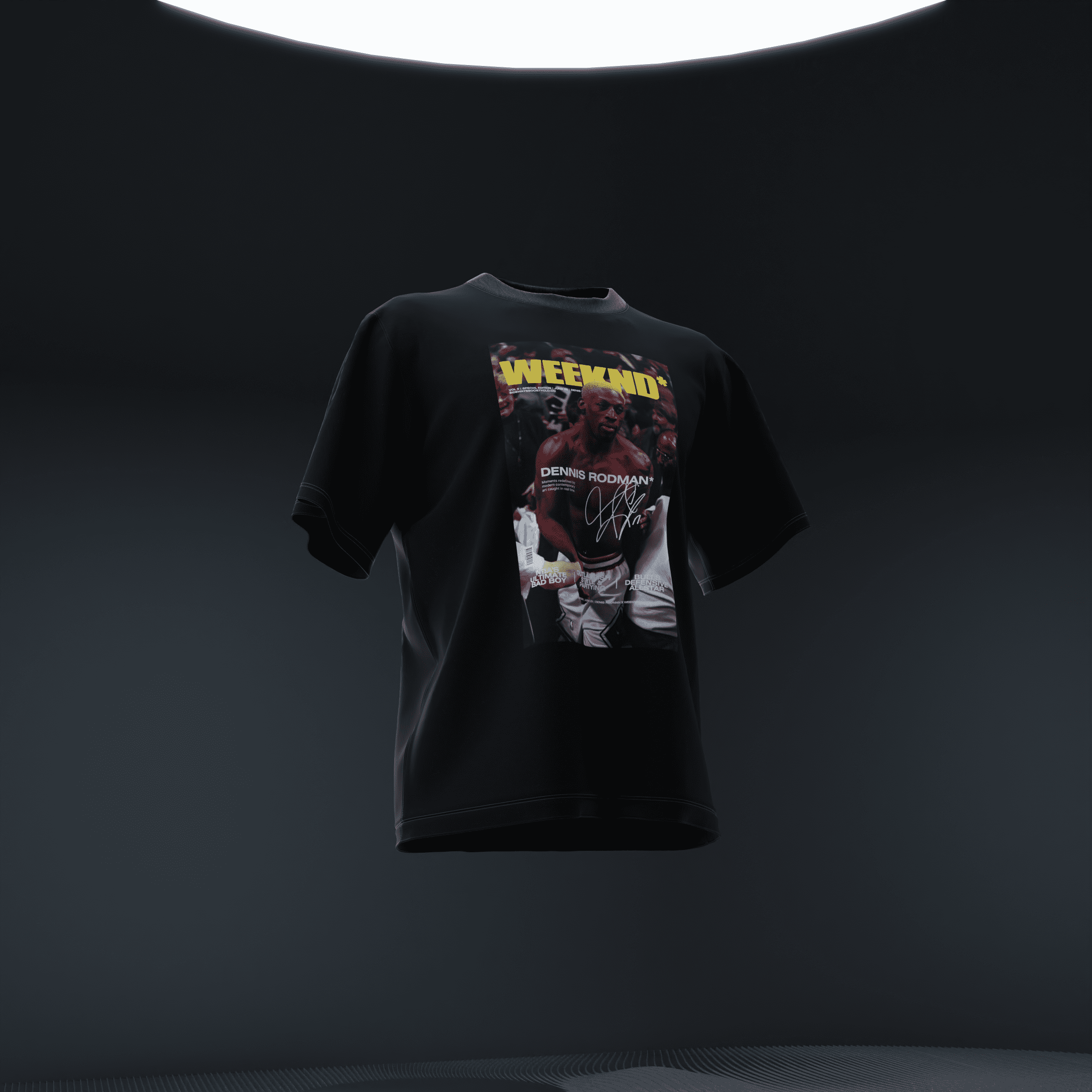 Rodman X Weeknd Magazine Tee