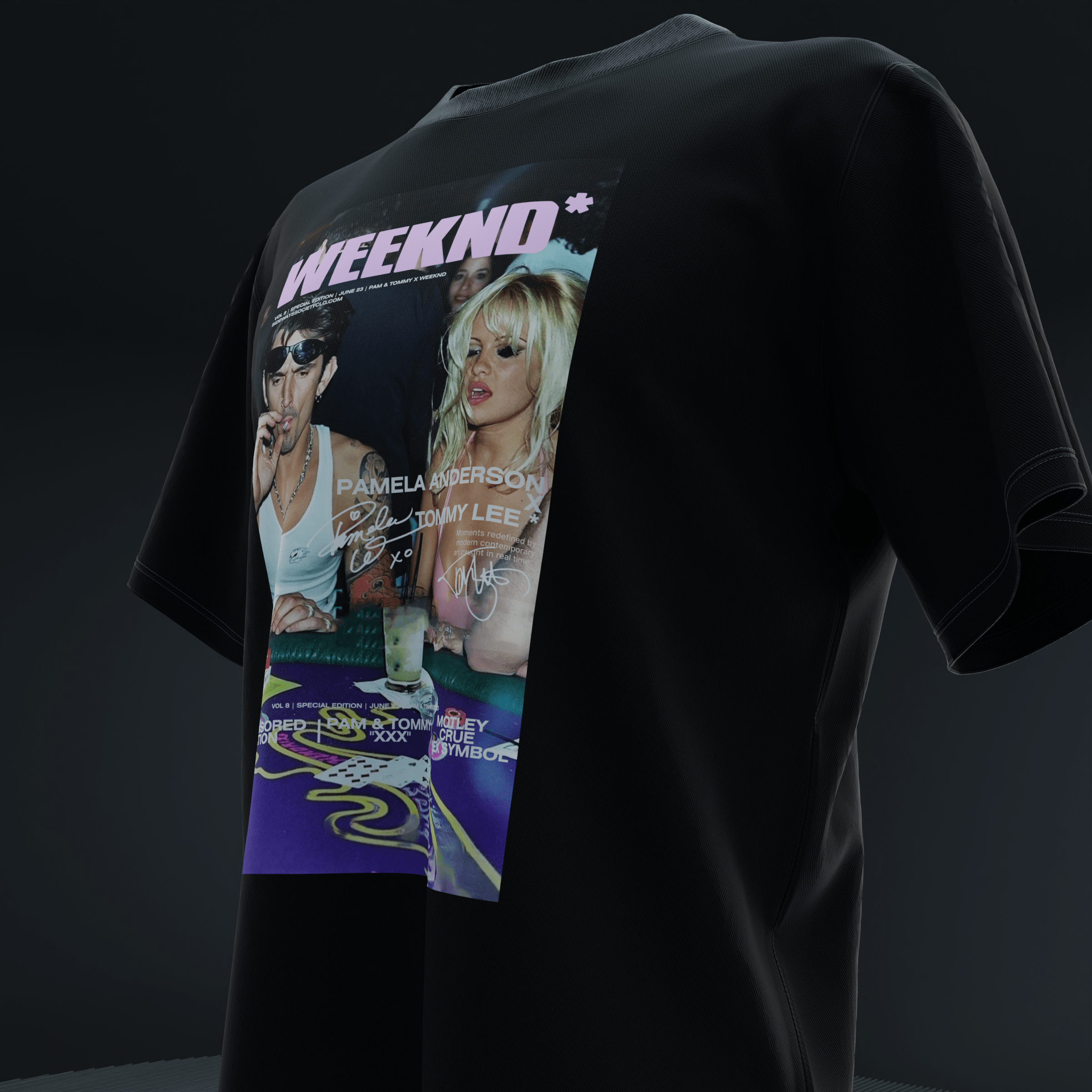 Pam & Tommy X Weeknd Magazine Tee