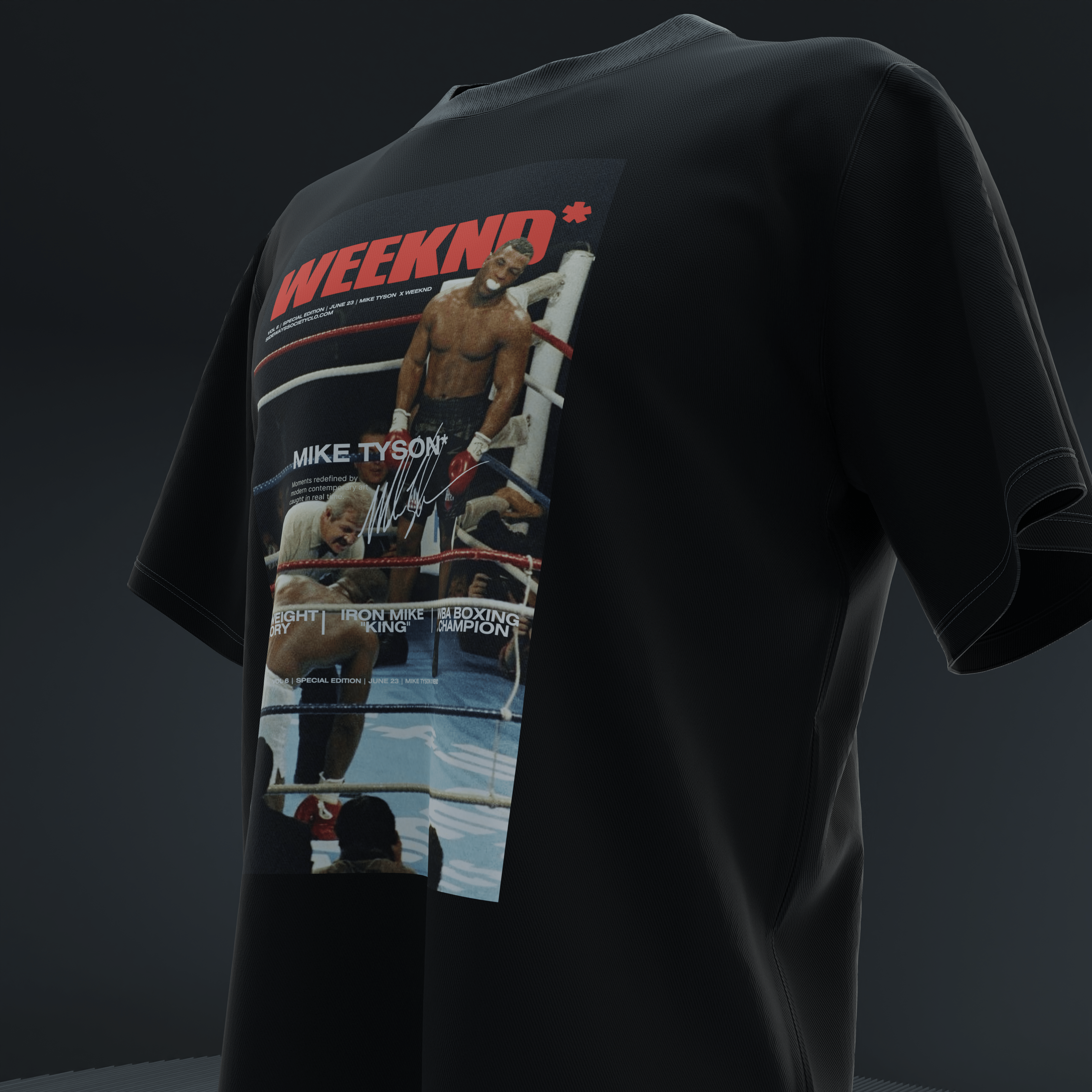 Mike Tyson X Weeknd Magazine Tee