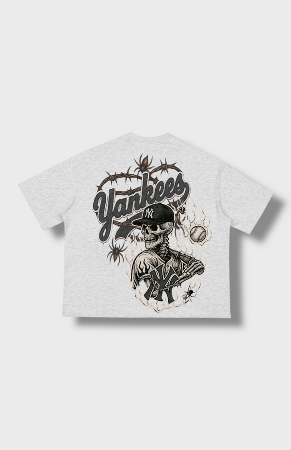 YANKEE PHANTOM TEE - LIGHT GREY