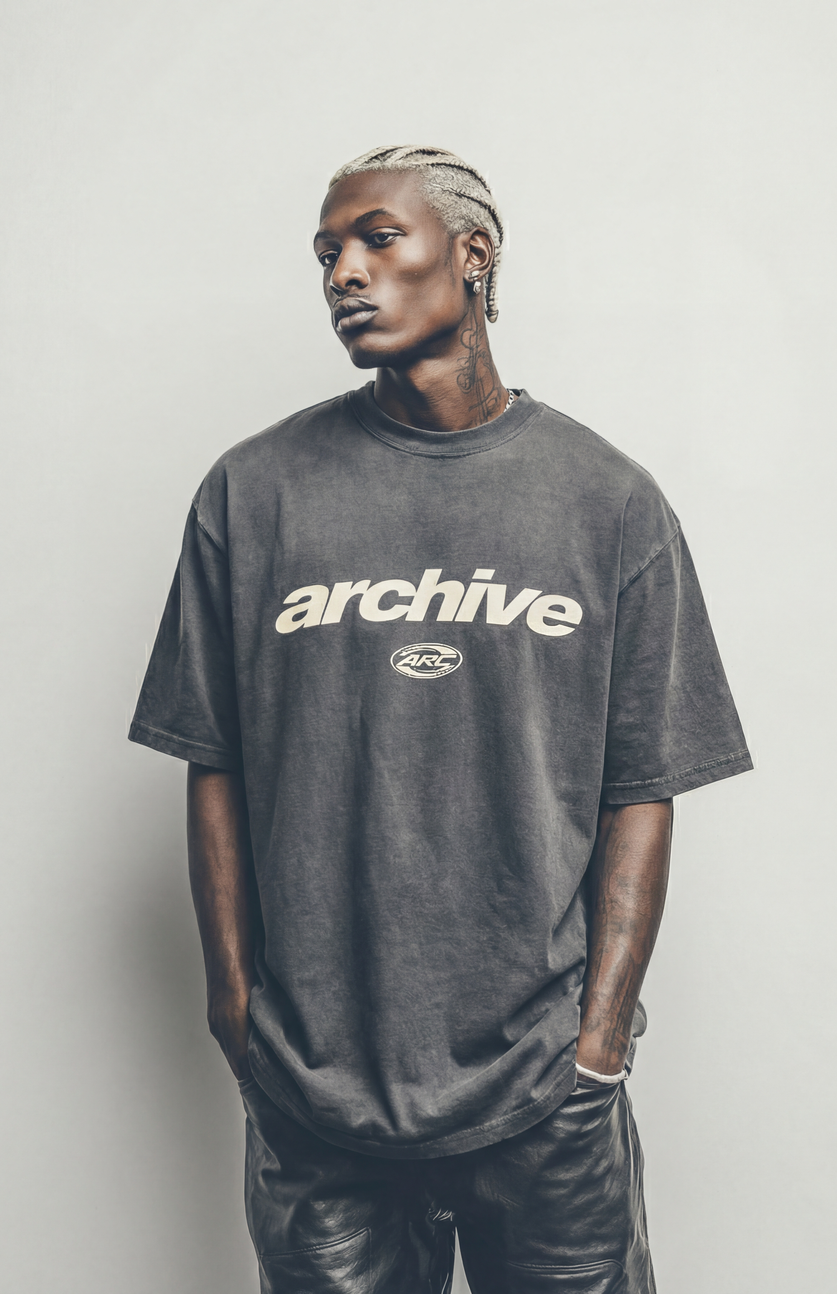 THE CLASSIC TEE WASHED BLACK