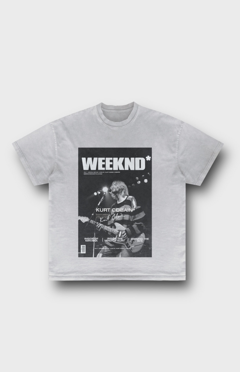 Kurt Cobain X Weeknd Magazine Tee