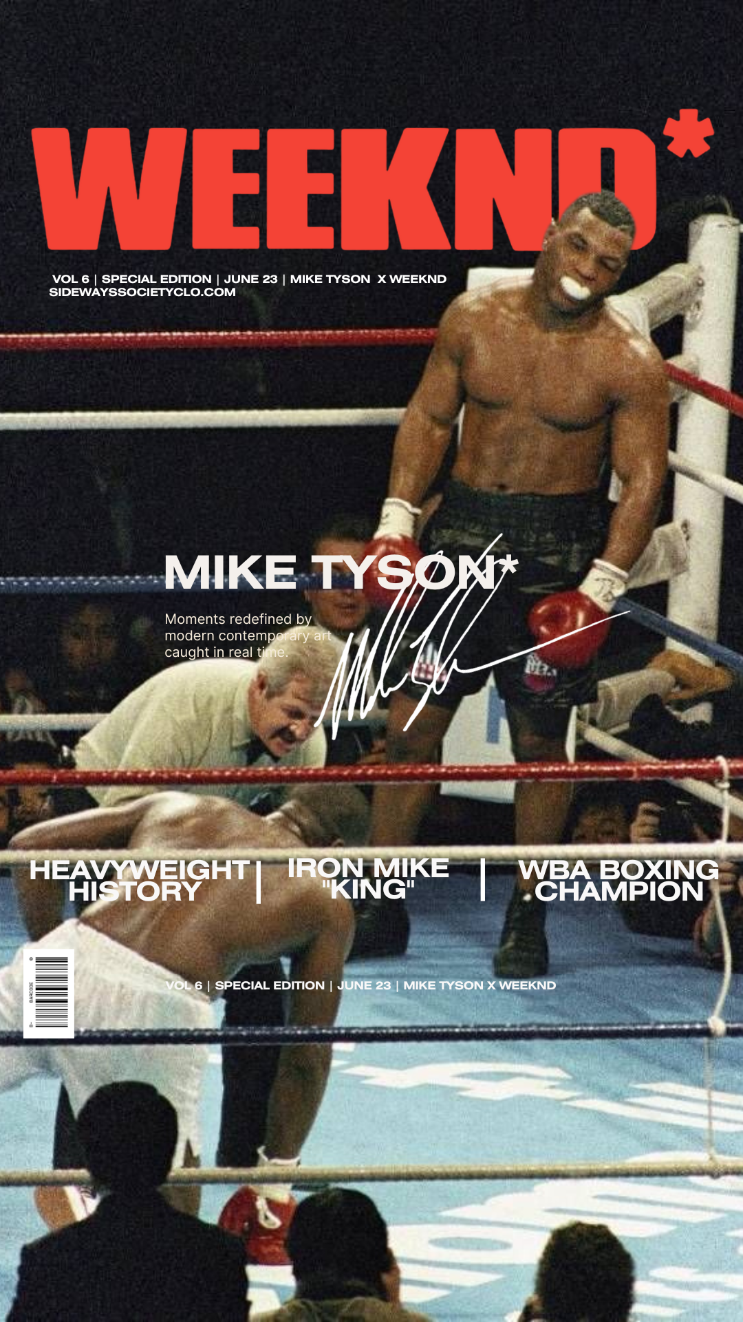 Mike Tyson X Weeknd Magazine Sweater