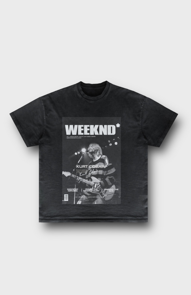 Kurt Cobain X Weeknd Magazine Tee