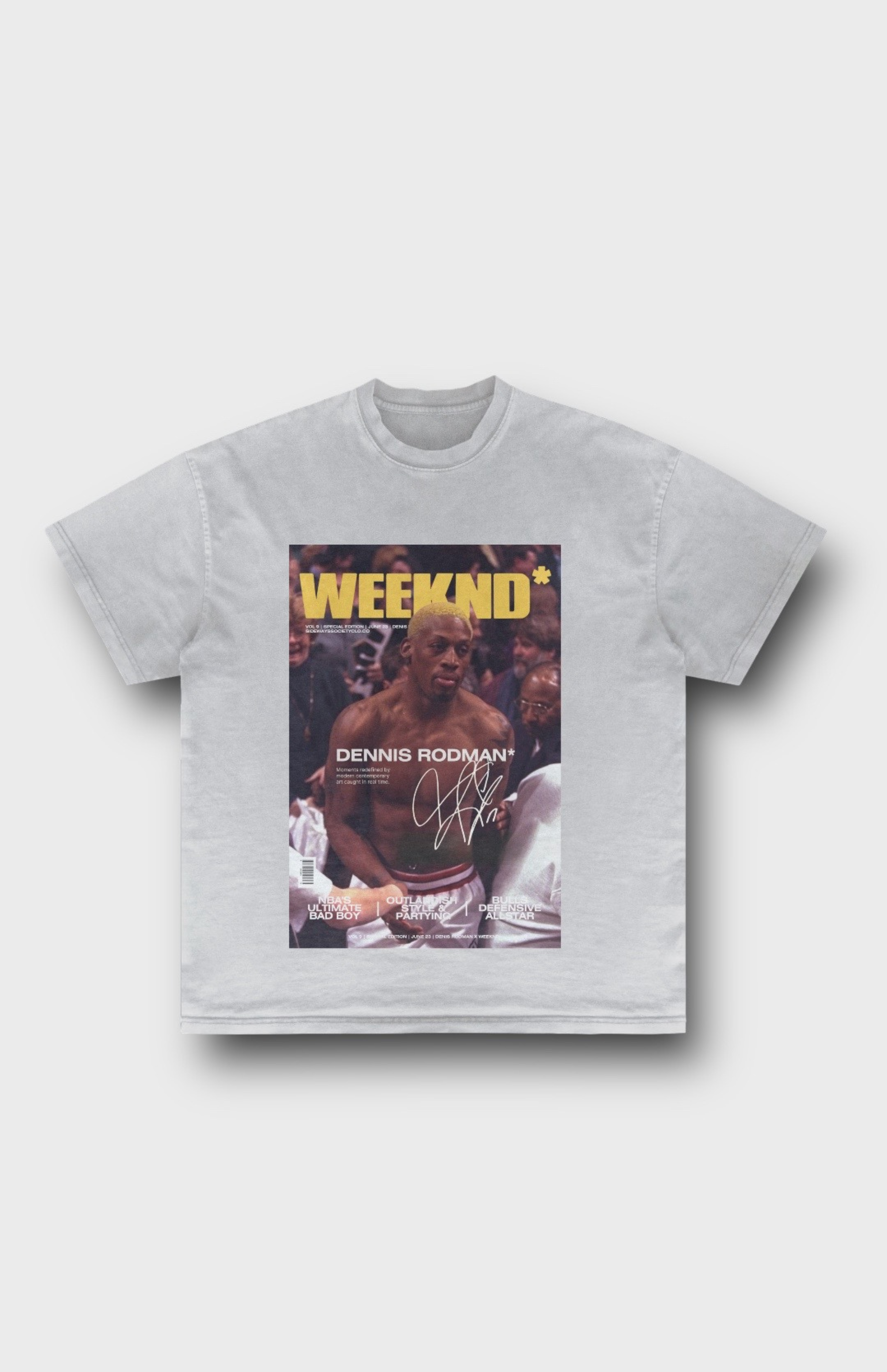 Rodman X Weeknd Magazine Tee