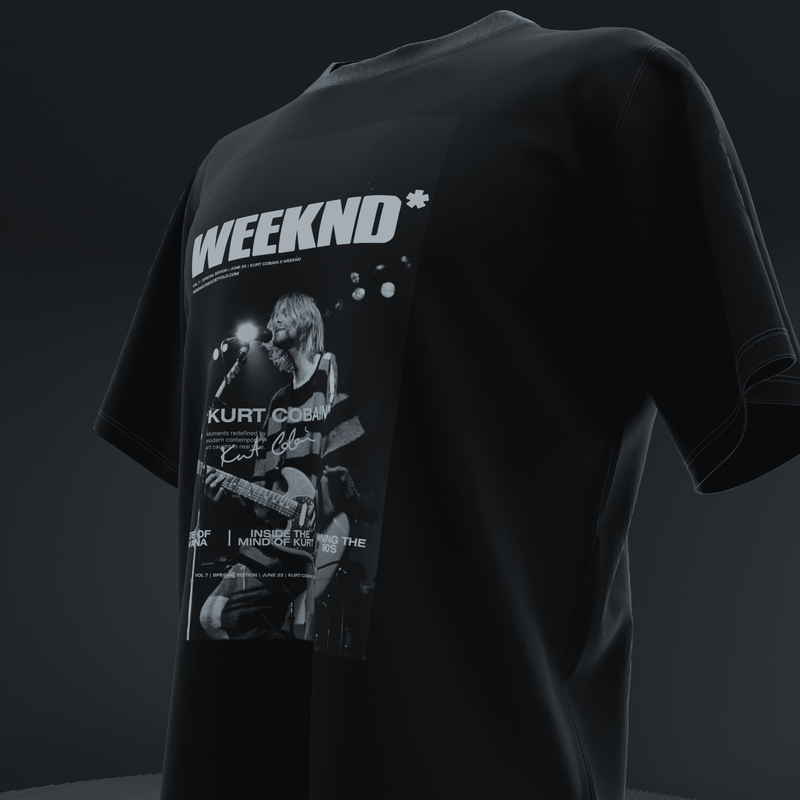 Kurt Cobain X Weeknd Magazine Tee