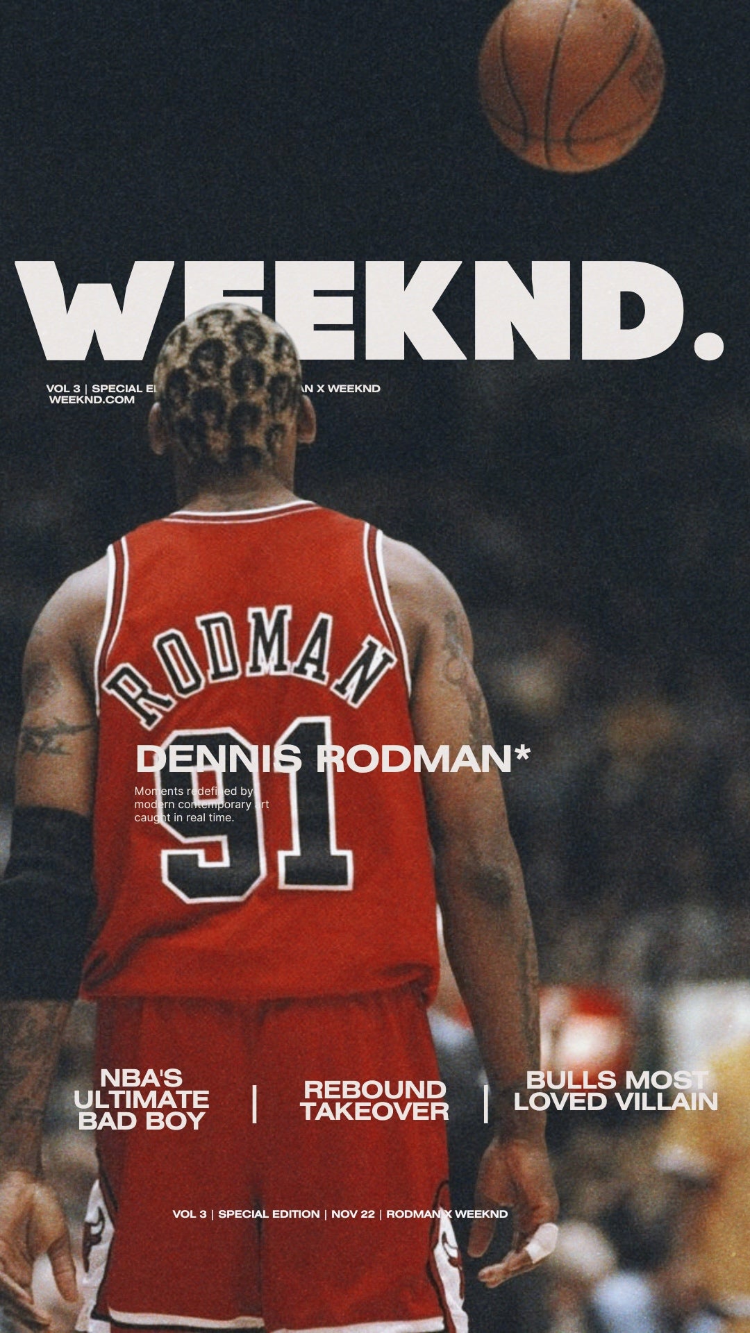 Dennis Rodman X Weeknd Magazine Sweater