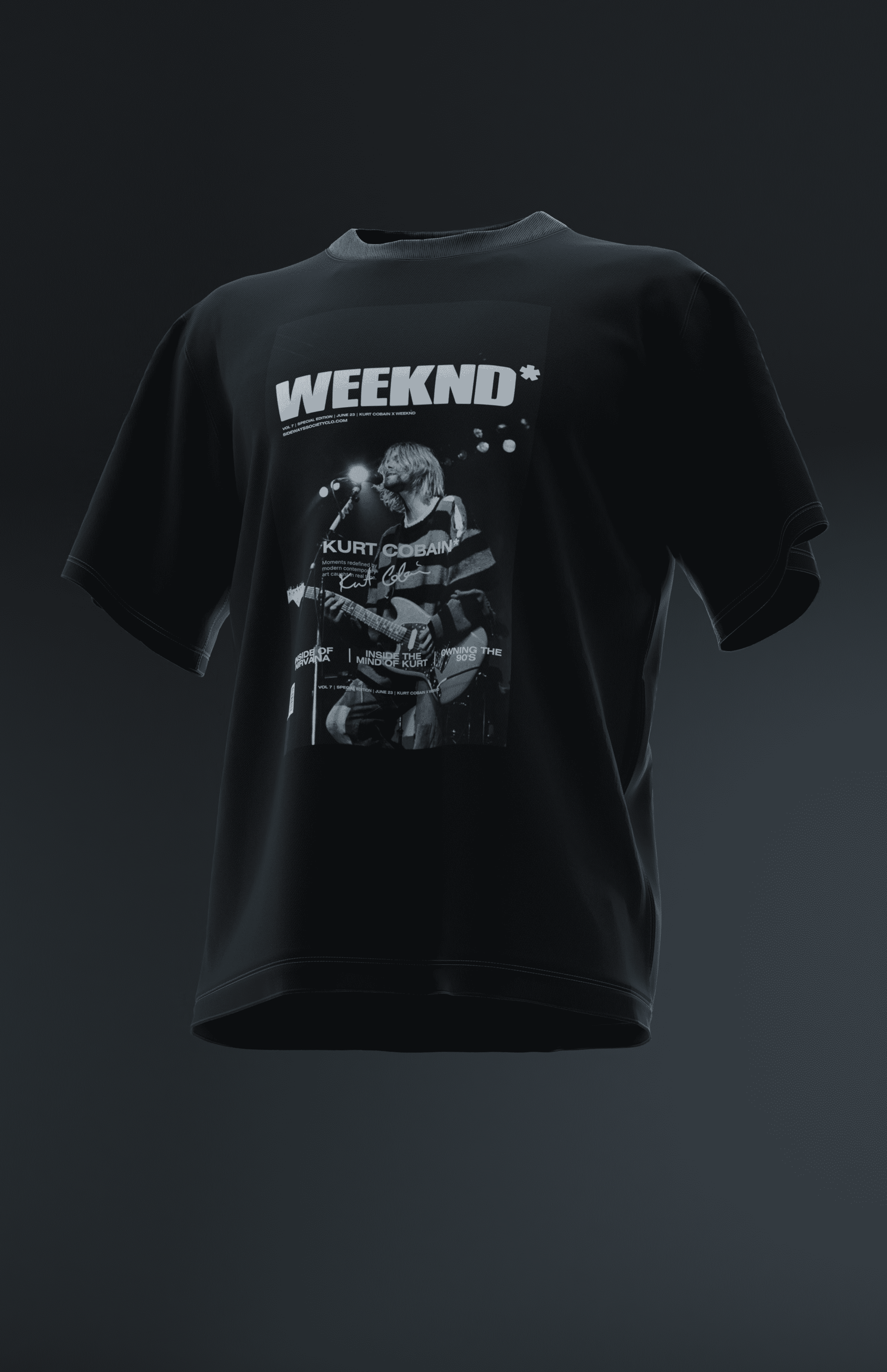 Kurt Cobain X Weeknd Magazine Tee