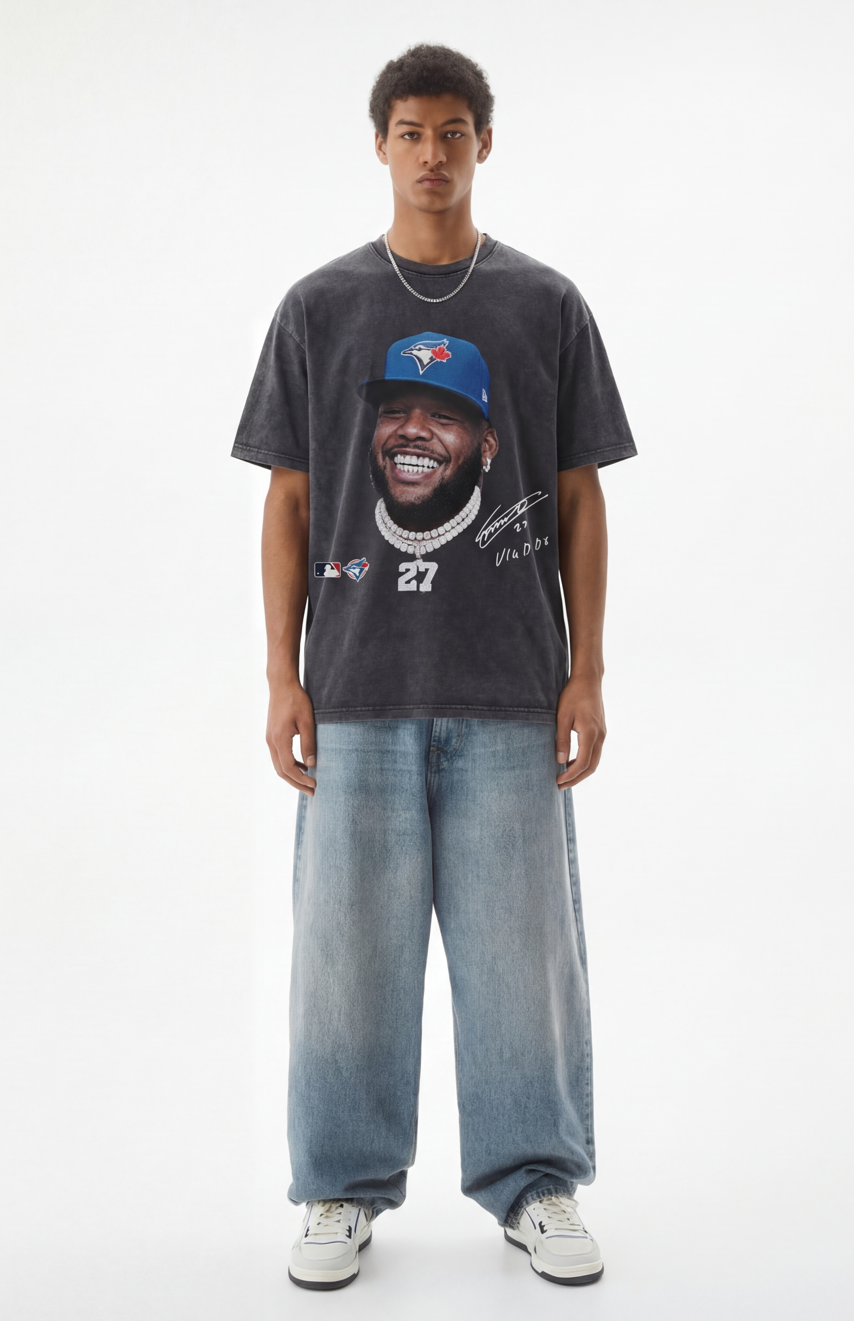 VLADDY ICED OUT TEE | VINTAGE BLACK