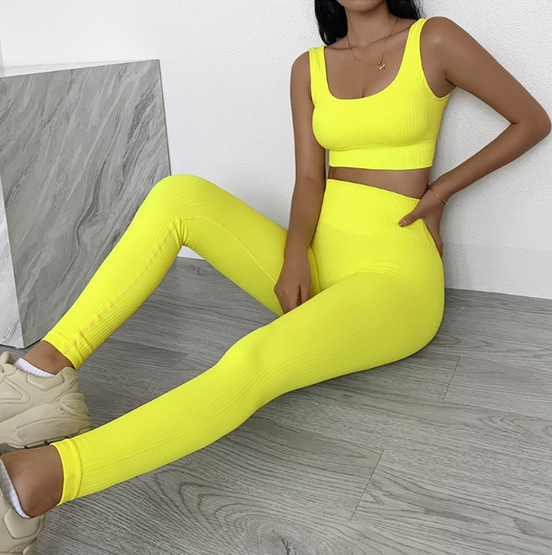 FLUORESCENT SEAMLESS HIGH RISE STRETCH