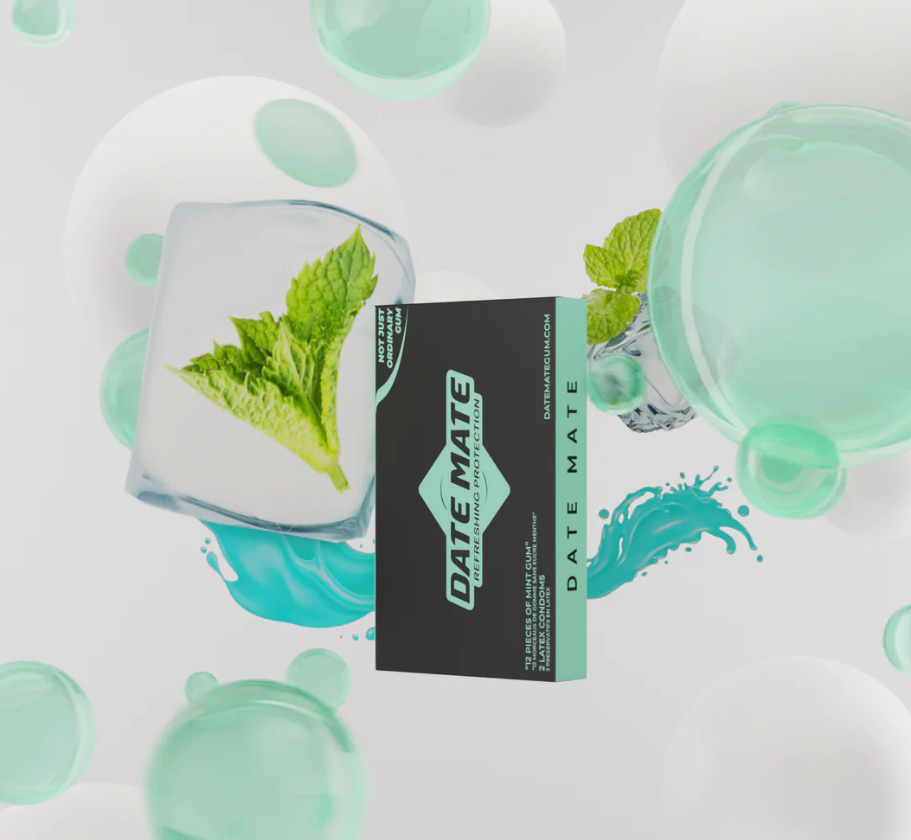 DATE MATE GUM & CONDOM PACK - AFTER HOURS MINT ( 5 PACK )