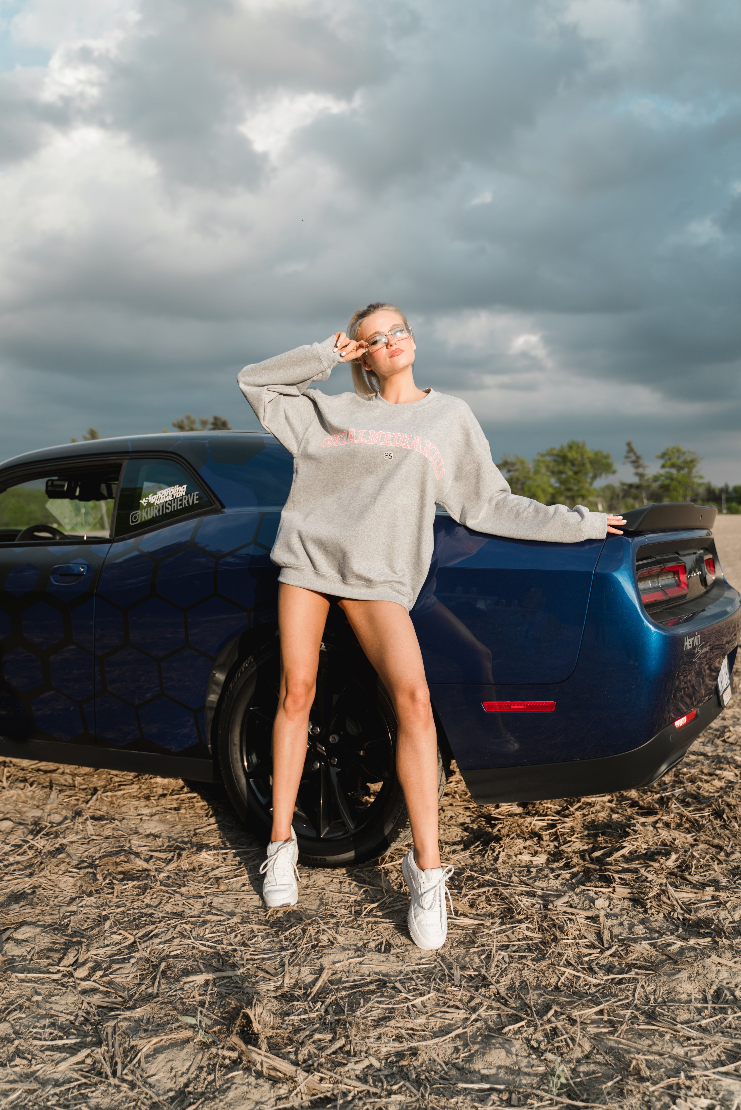 SOCIAL MEDIA KILLS VARSITY CREWNECK