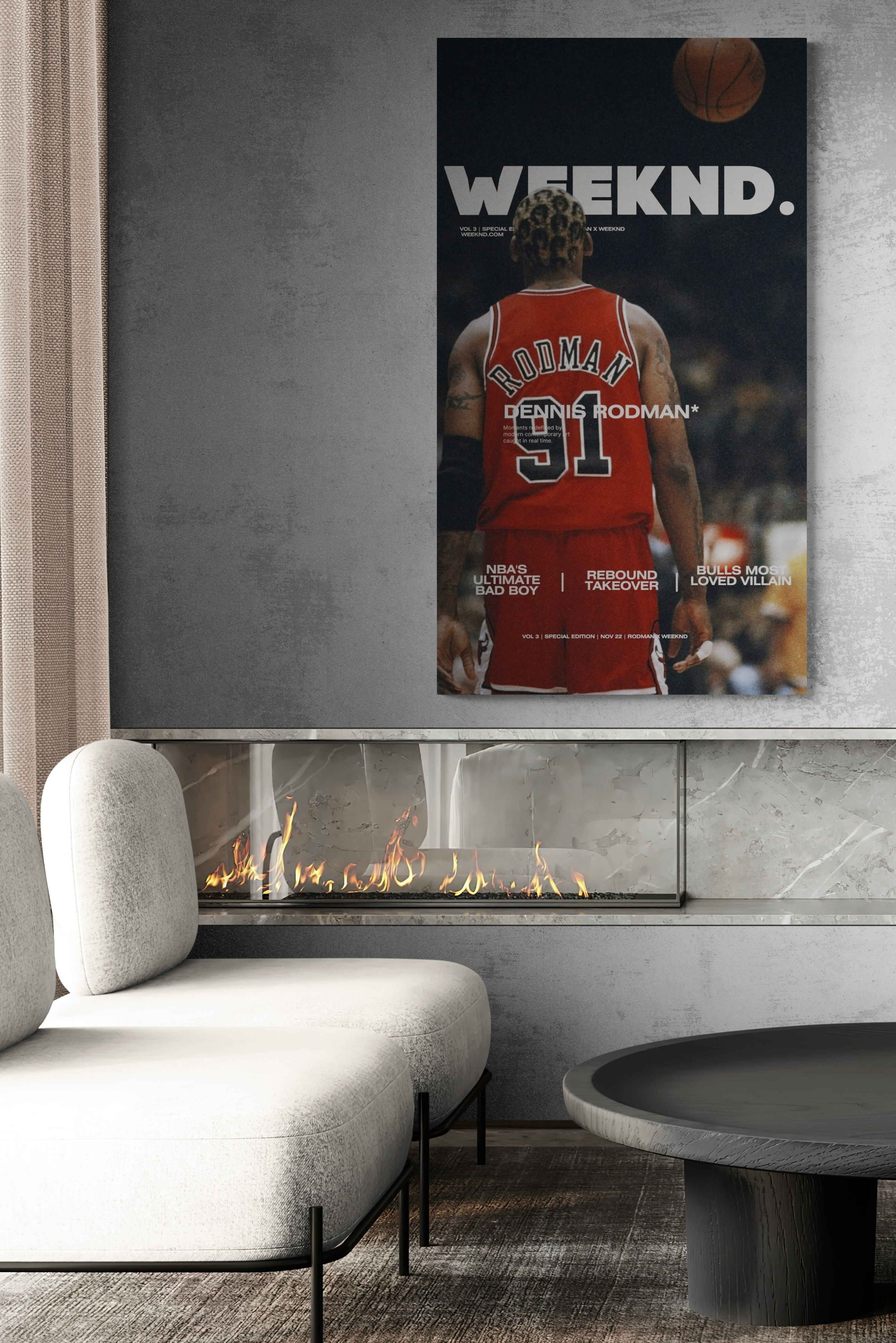 Weekend Magazine X Rodman Poster