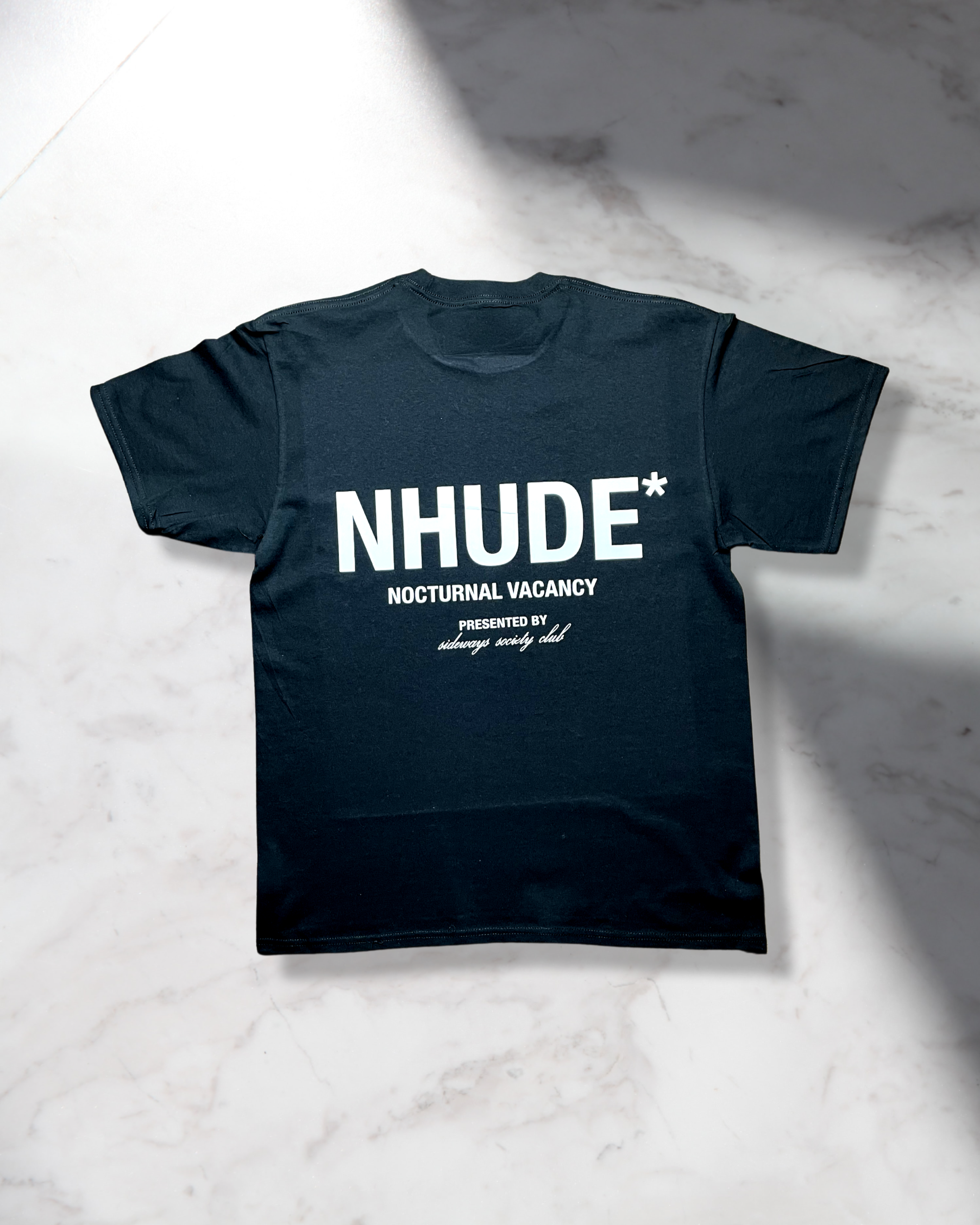 NHUDE* TEE - VINTAGE BLACK