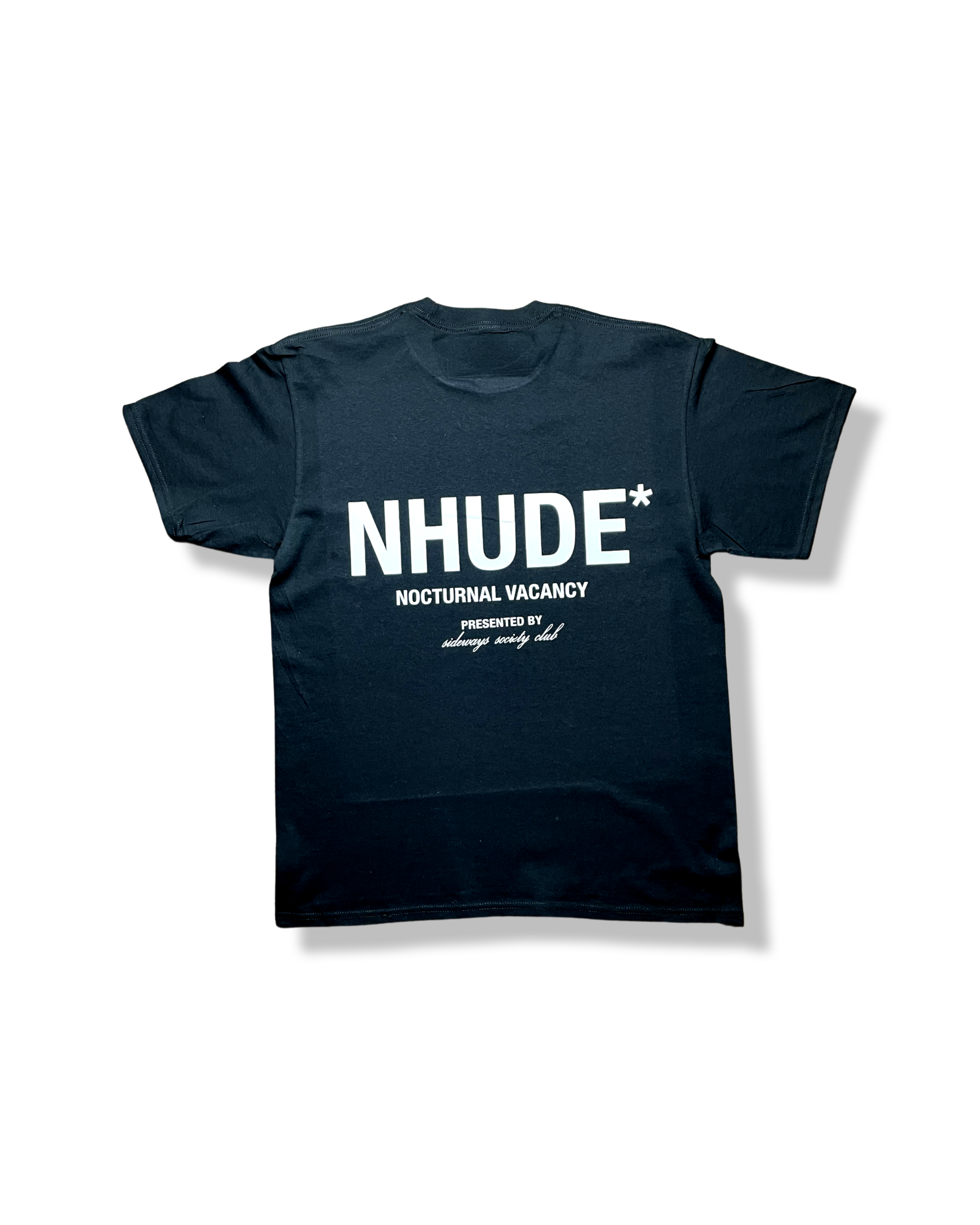 NHUDE* TEE - VINTAGE BLACK