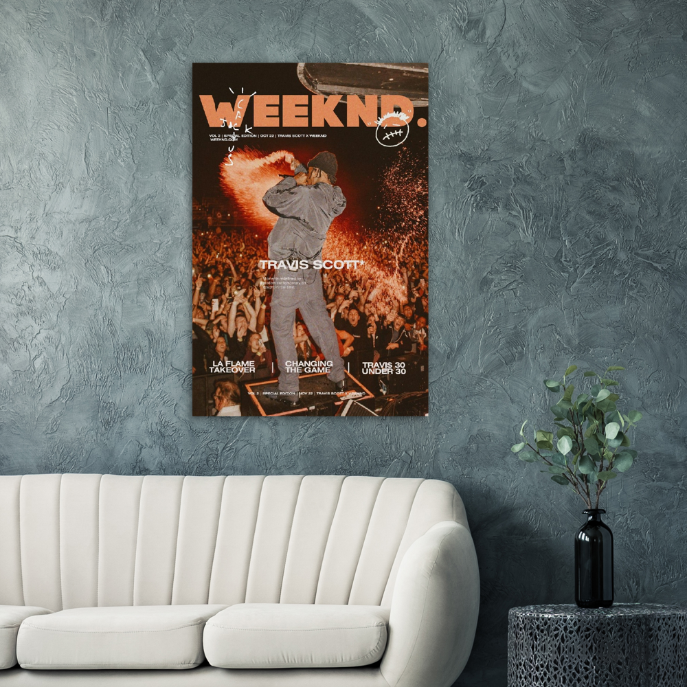 Weekend Magazine X Travis Scott Poster