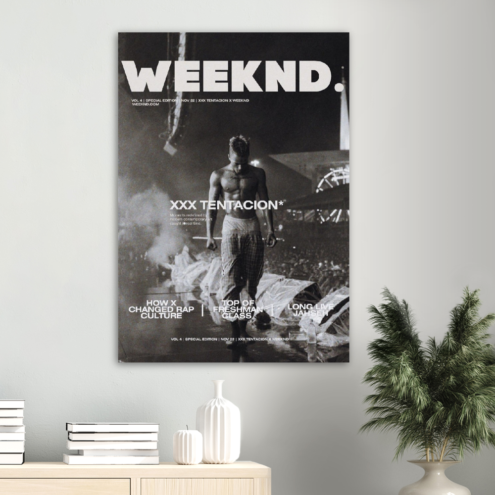 Weekend Magazine X "XXX Tentacion" Poster