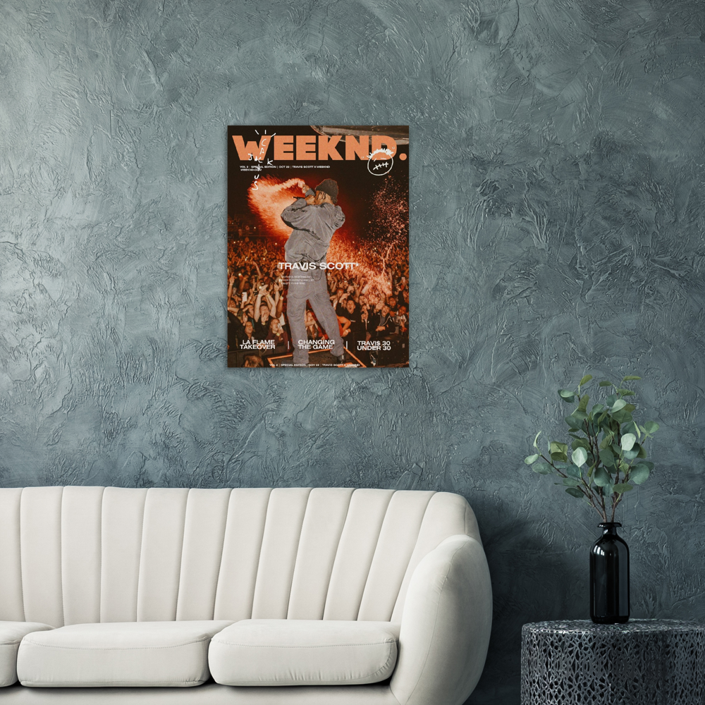 Weekend Magazine X Travis Scott Poster