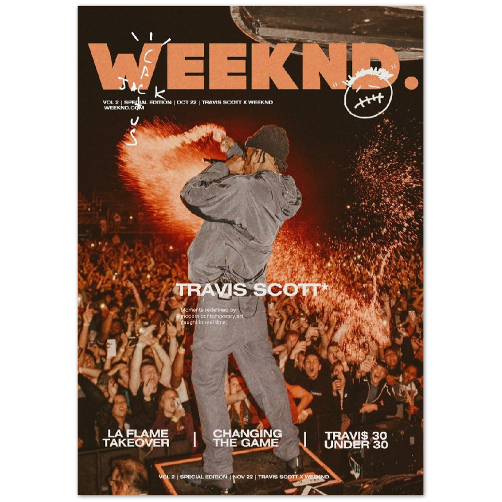 Weekend Magazine X Travis Scott Poster