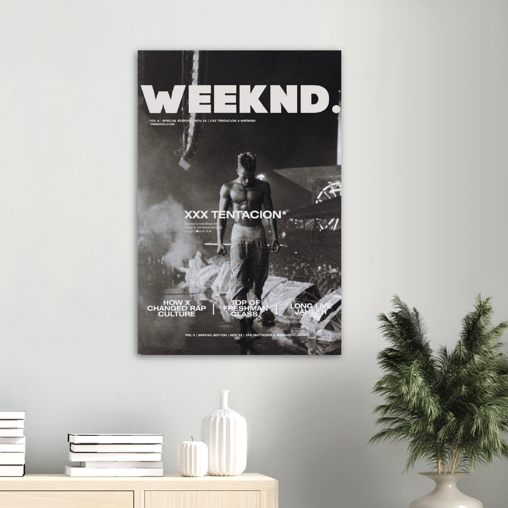 Weekend Magazine X "XXX Tentacion" Poster