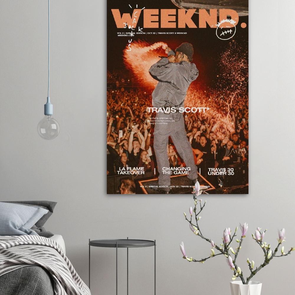 Weekend Magazine X Travis Scott Poster