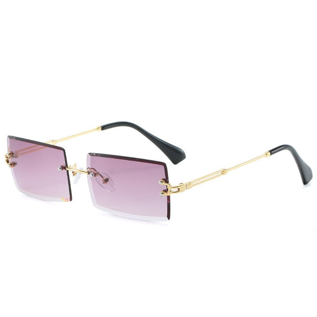 Rimless Vintage Sunglasses