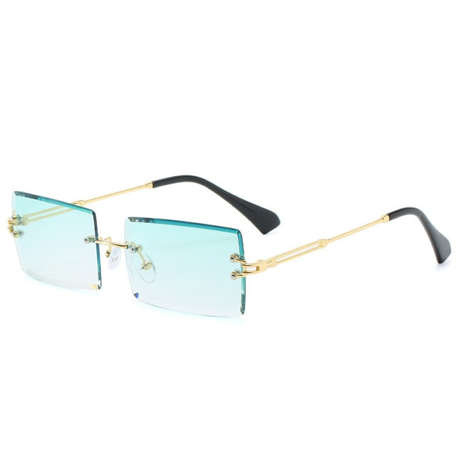 Rimless Vintage Sunglasses