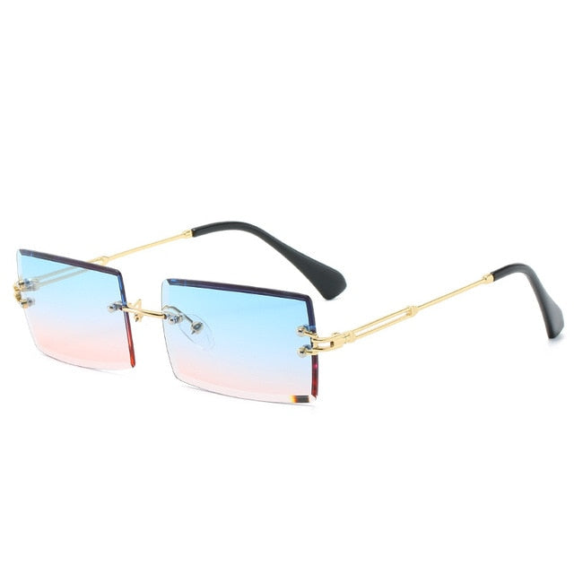 Rimless Vintage Sunglasses