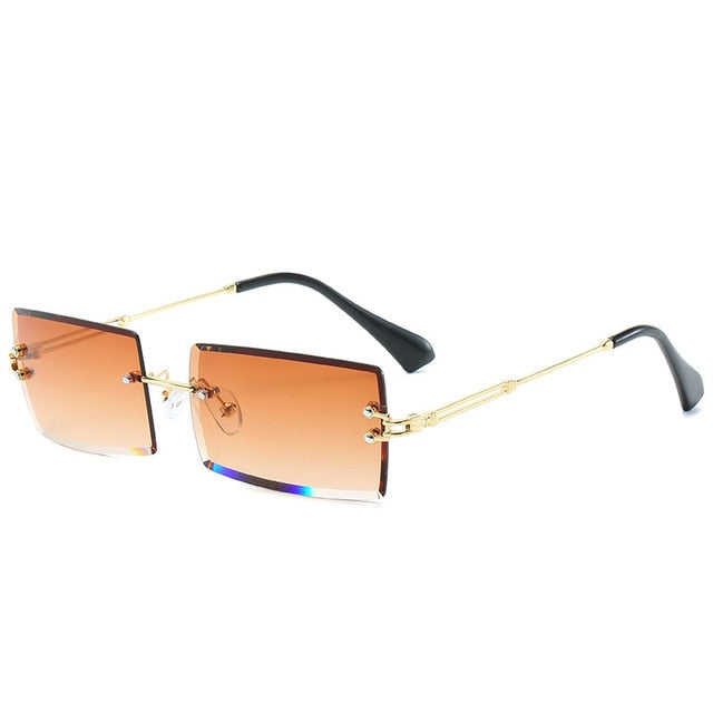 Rimless Vintage Sunglasses