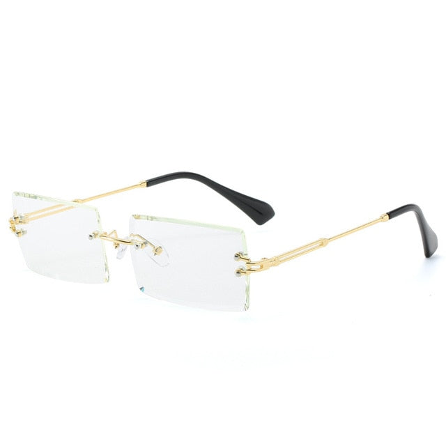 Rimless Vintage Sunglasses