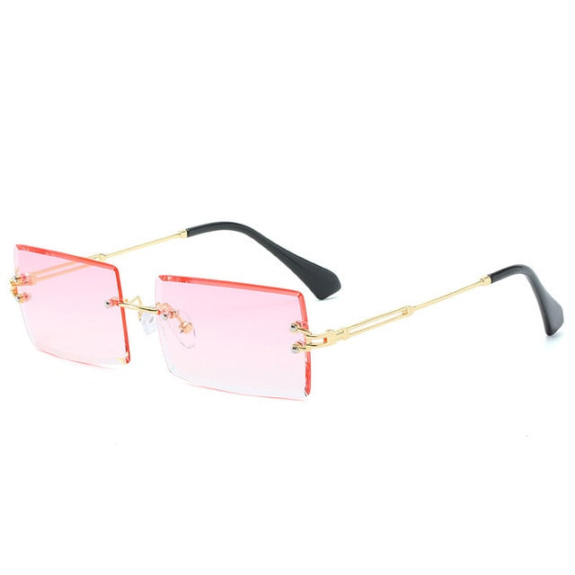 Rimless Vintage Sunglasses