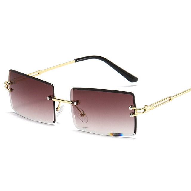 Rimless Vintage Sunglasses