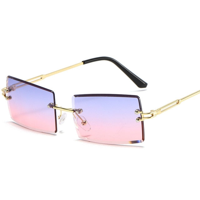 Rimless Vintage Sunglasses