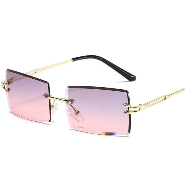 Rimless Vintage Sunglasses