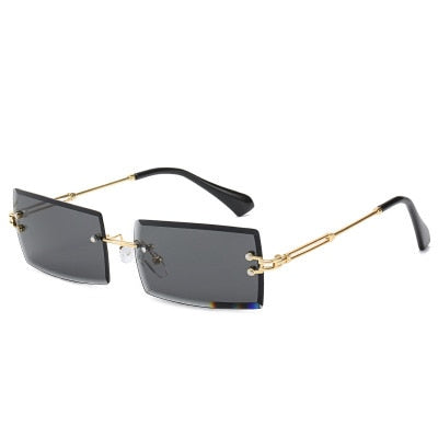 Rimless Vintage Sunglasses